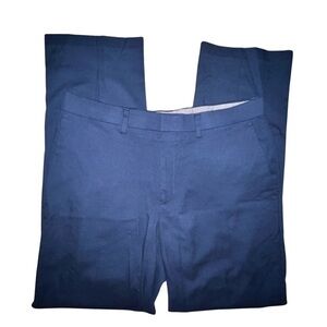 Haggar Men’s Tailored Fit Blue Dress Pants 34 x 32